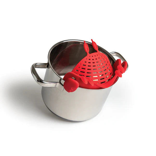 Crabby Pasta Pot Strainer