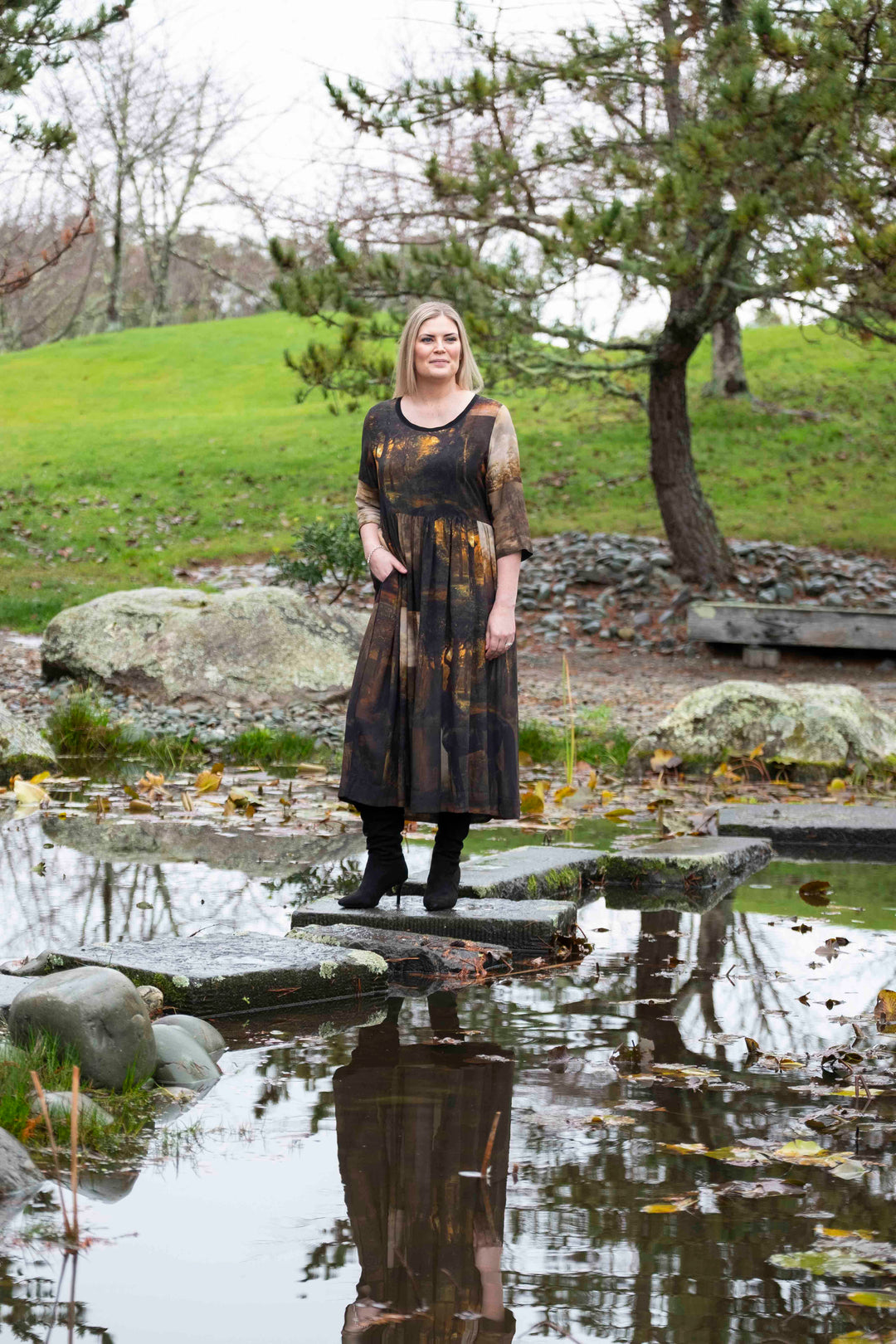 Deeanne Hobbs Midnight Trek Tarbana Dress