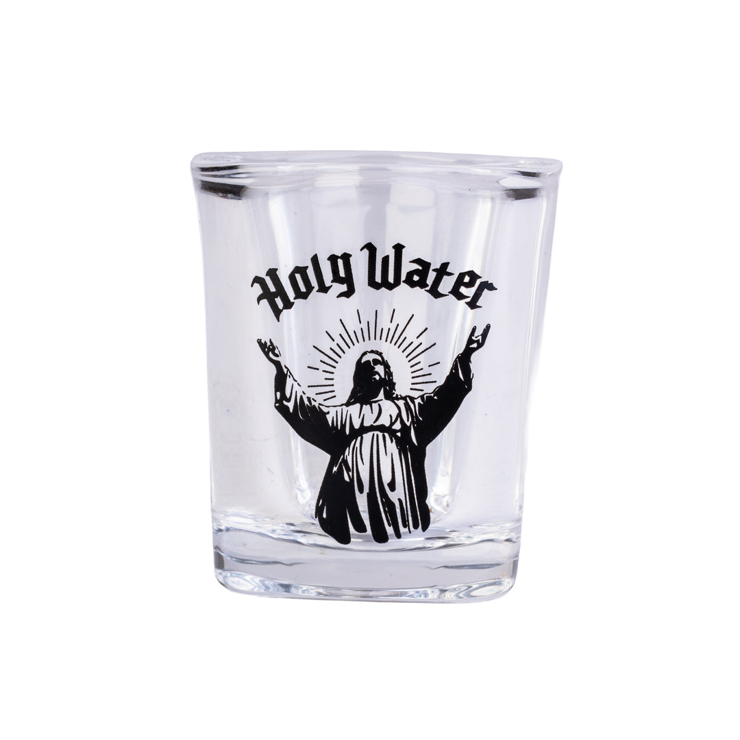Holy Water Shot Glass, front print detail - RAPT ONLINE