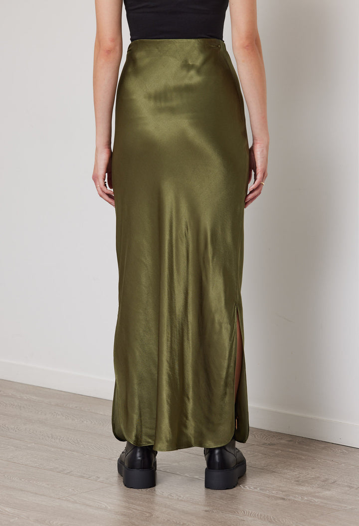 OLIVE REINE BIAS SKIRT - RAPT ONLINE