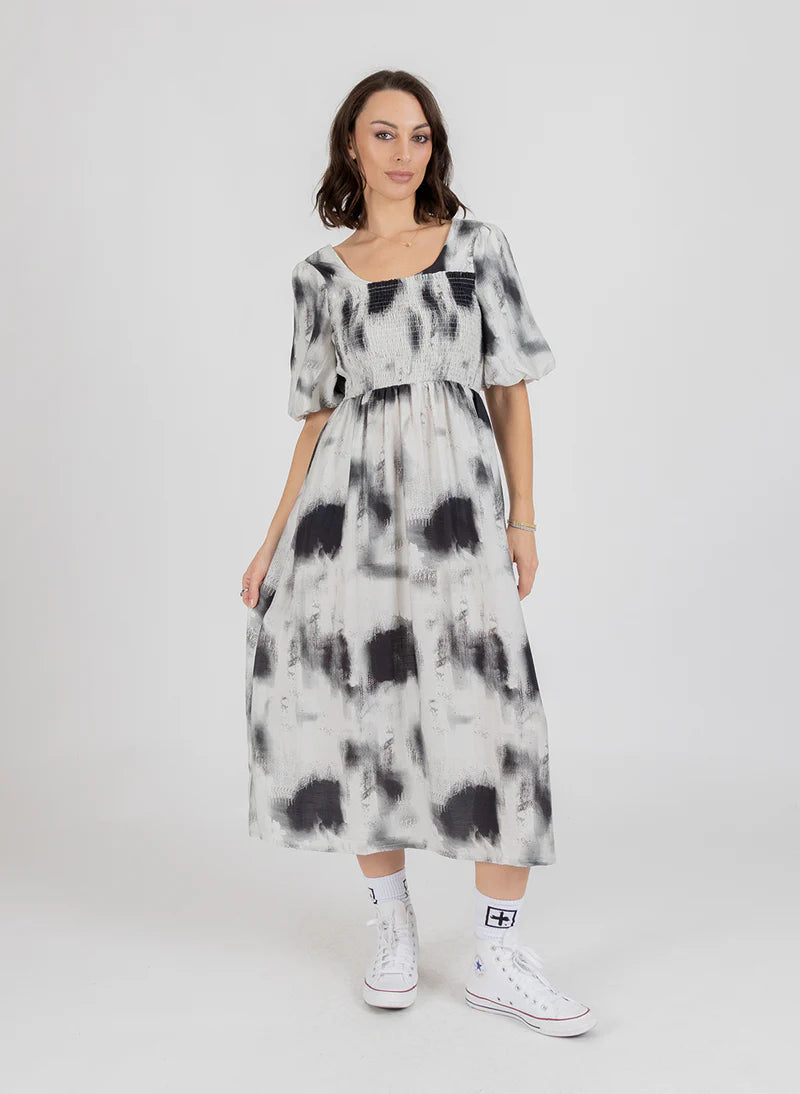 Federation Black Poppy Dress