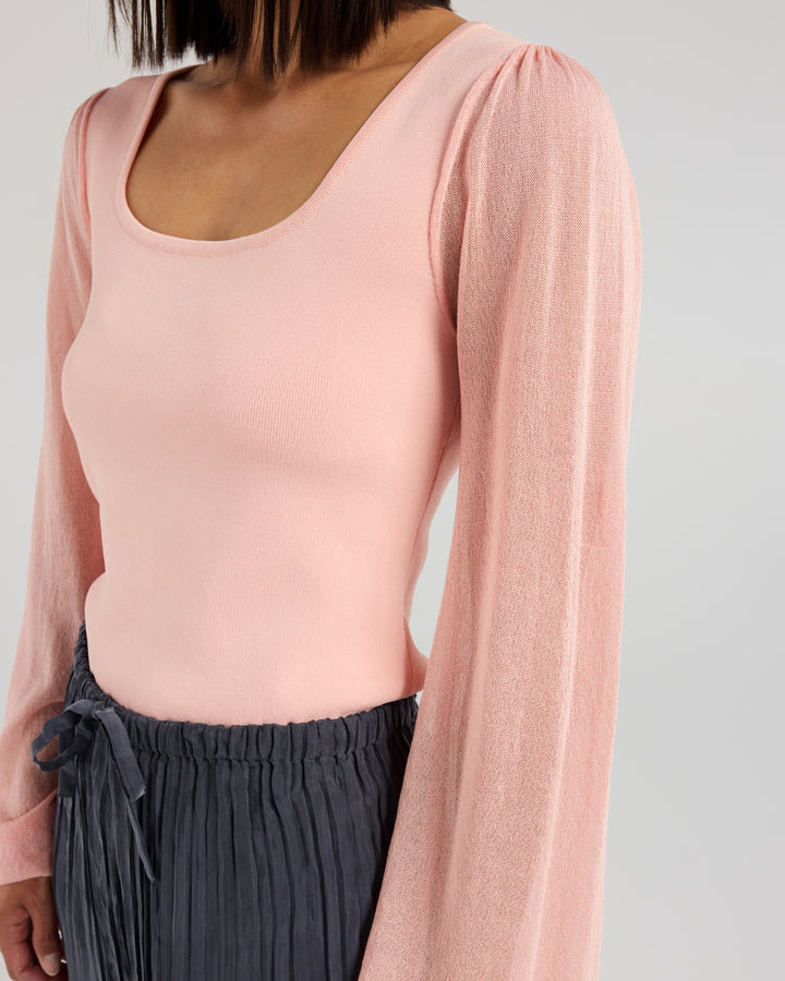 Et Alia Blush Lucy Knit Top