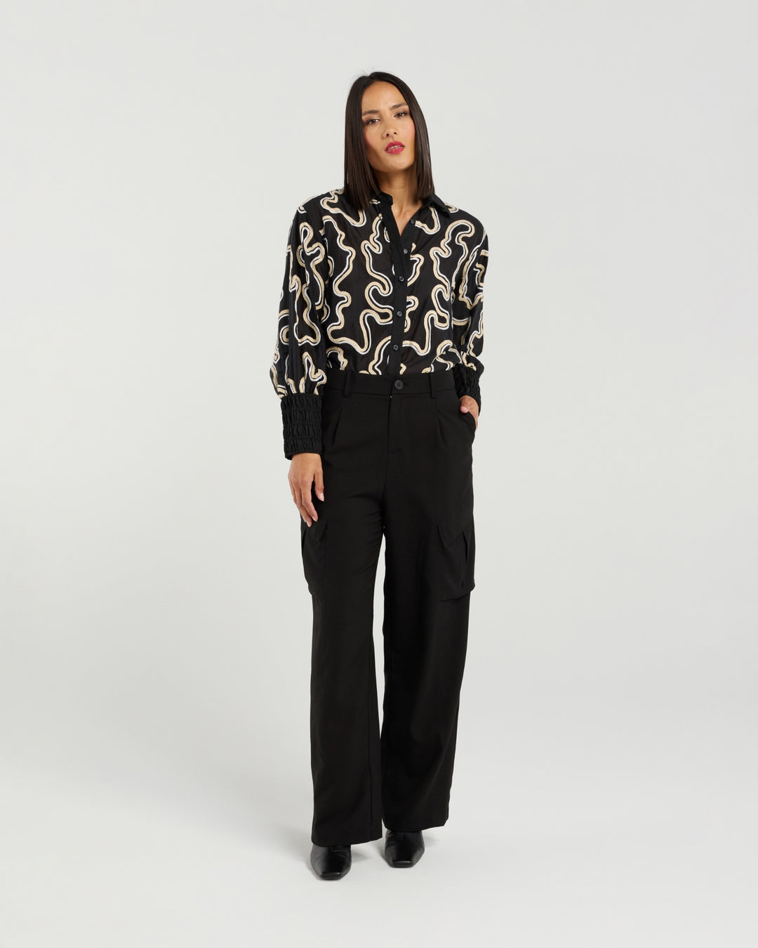 Et Alia Midnight Waves Cecilia Shirt
