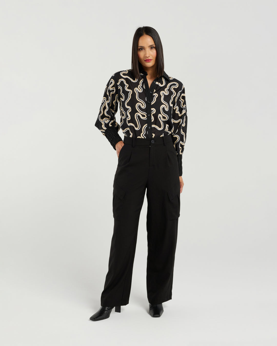 Et Alia Midnight Waves Cecilia Shirt