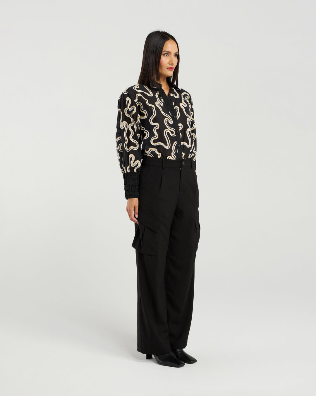 Et Alia Midnight Waves Cecilia Shirt