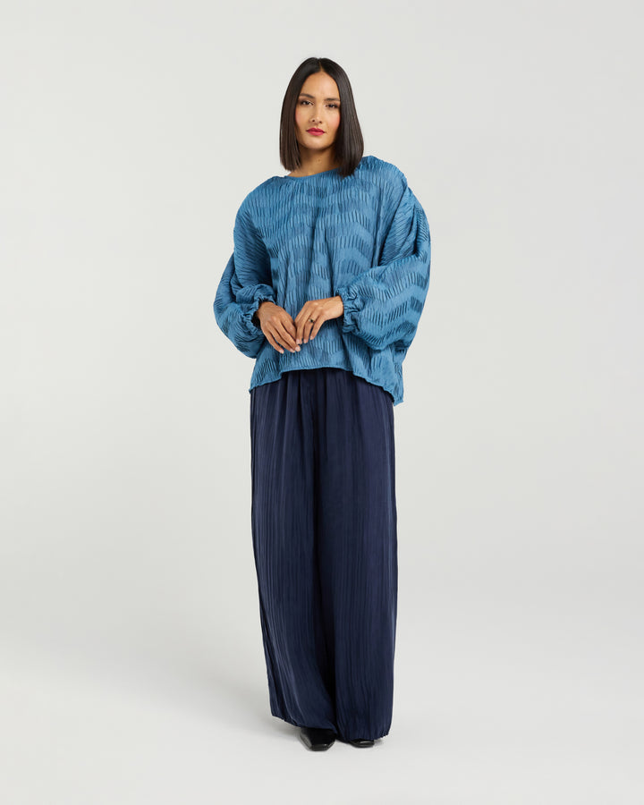 Et Alia Celest Pleat Aura Top