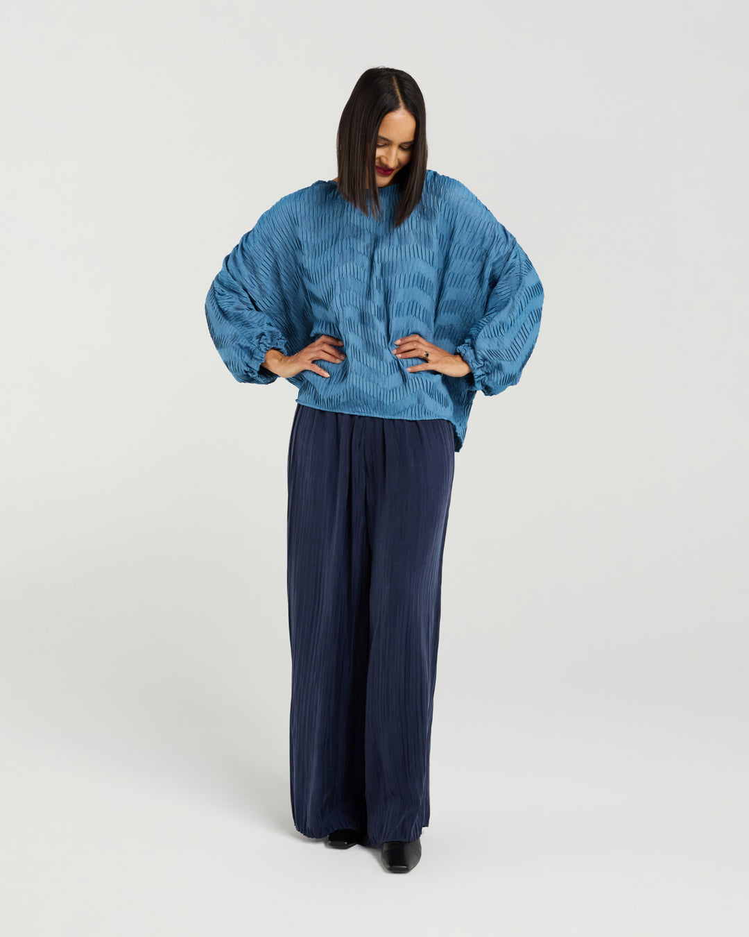 Et Alia Celest Pleat Aura Top