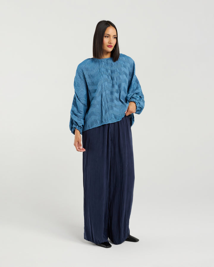 Et Alia Celest Pleat Aura Top