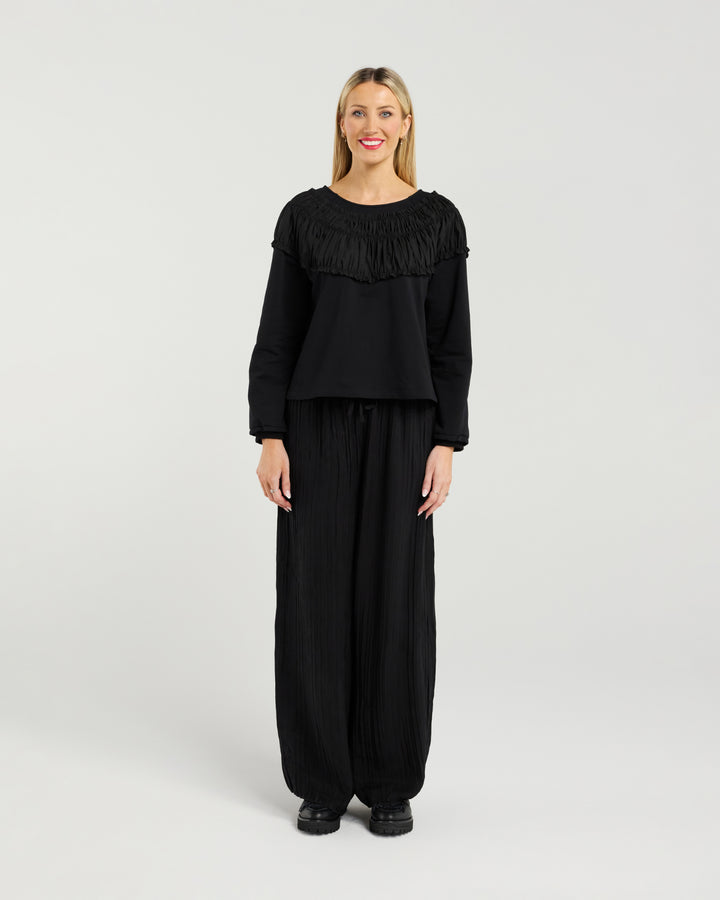 Et Alia Black Marlow Sweat