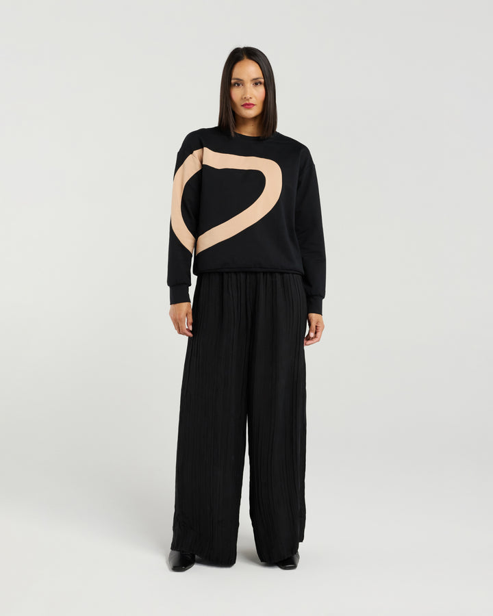 Et Alia Black & Biscuit Amara KnIt Sweater