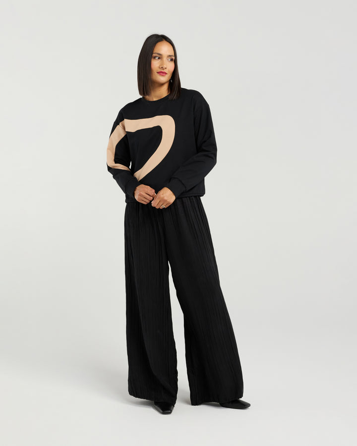 Et Alia Black & Biscuit Amara KnIt Sweater