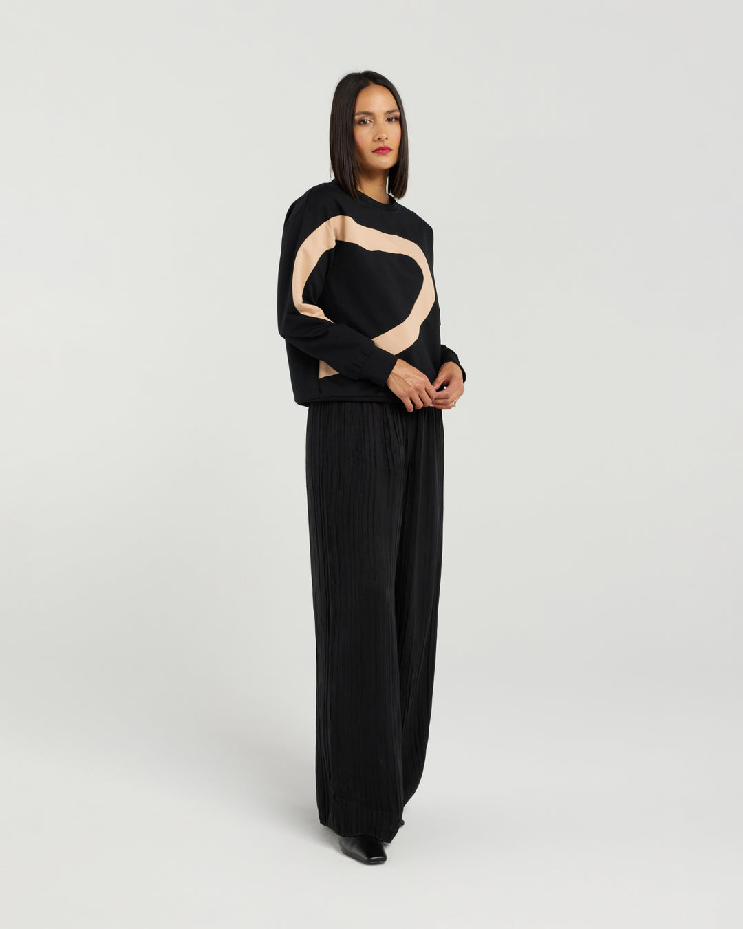 Et Alia Black & Biscuit Amara KnIt Sweater