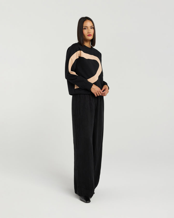 Et Alia Black & Biscuit Amara KnIt Sweater