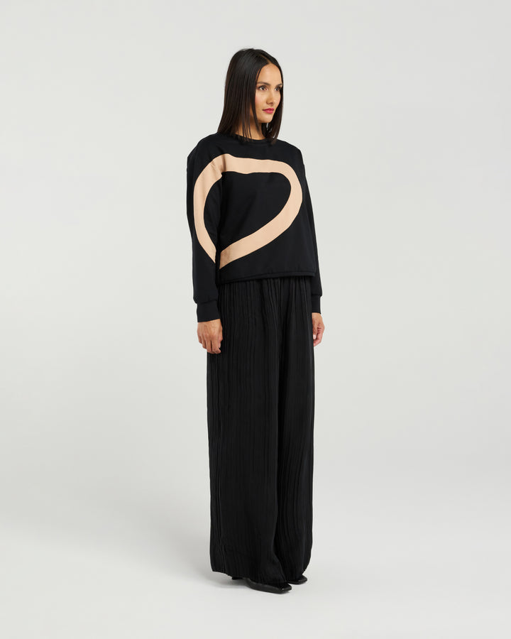 Et Alia Black & Biscuit Amara KnIt Sweater