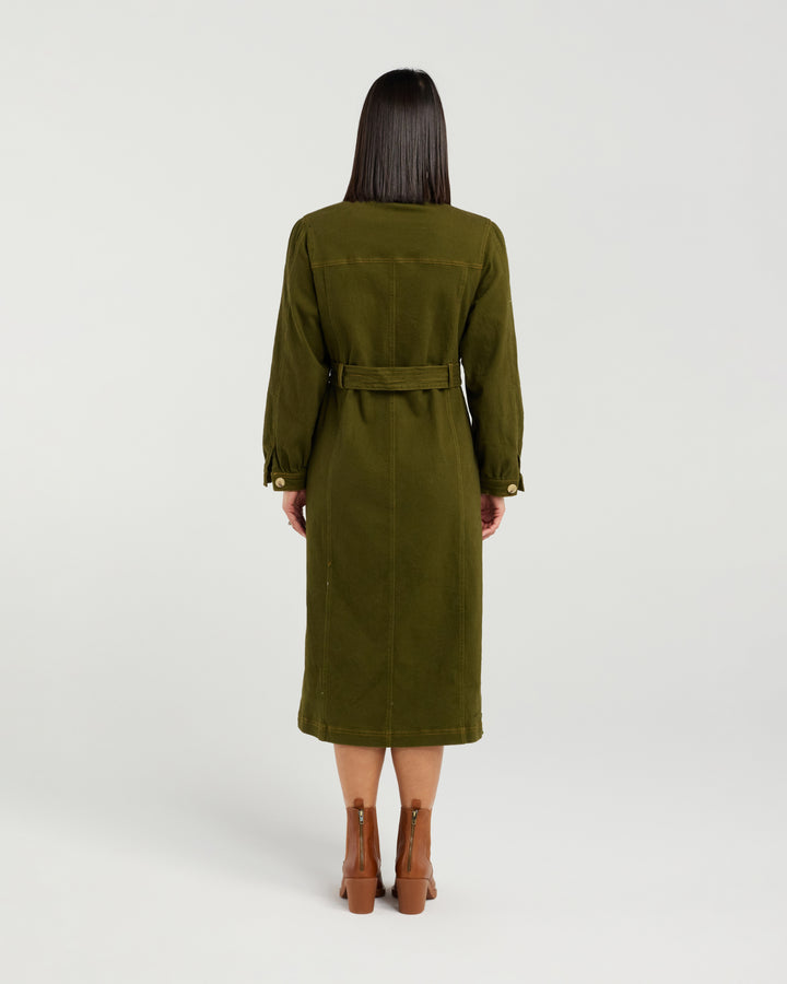 Et Alia Khaki Lydia Dress