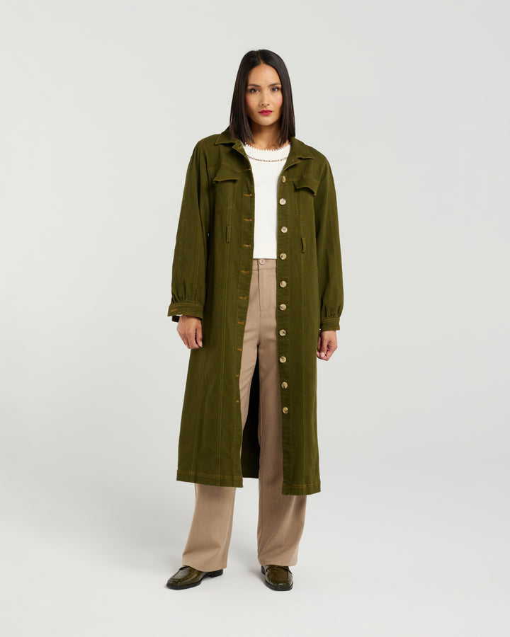 Et Alia Khaki Lydia Dress