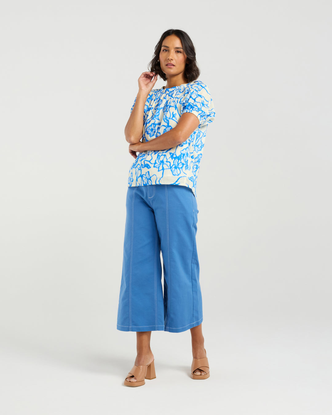Et Alia Flowerbomb Blue Kyla Top