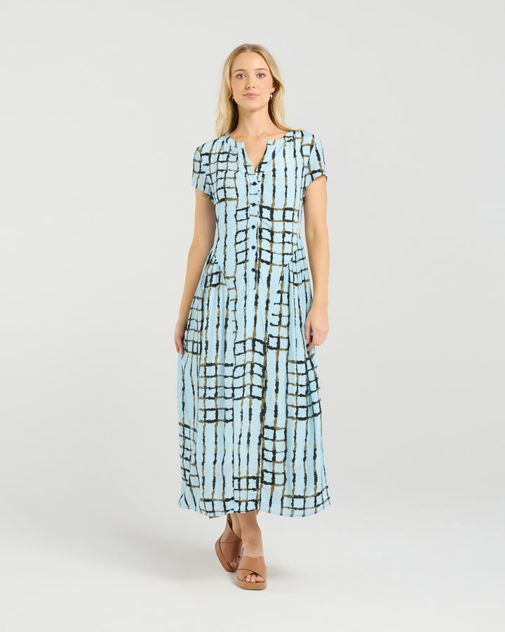 Et Alia Skyline Plaid Chrissy Dress