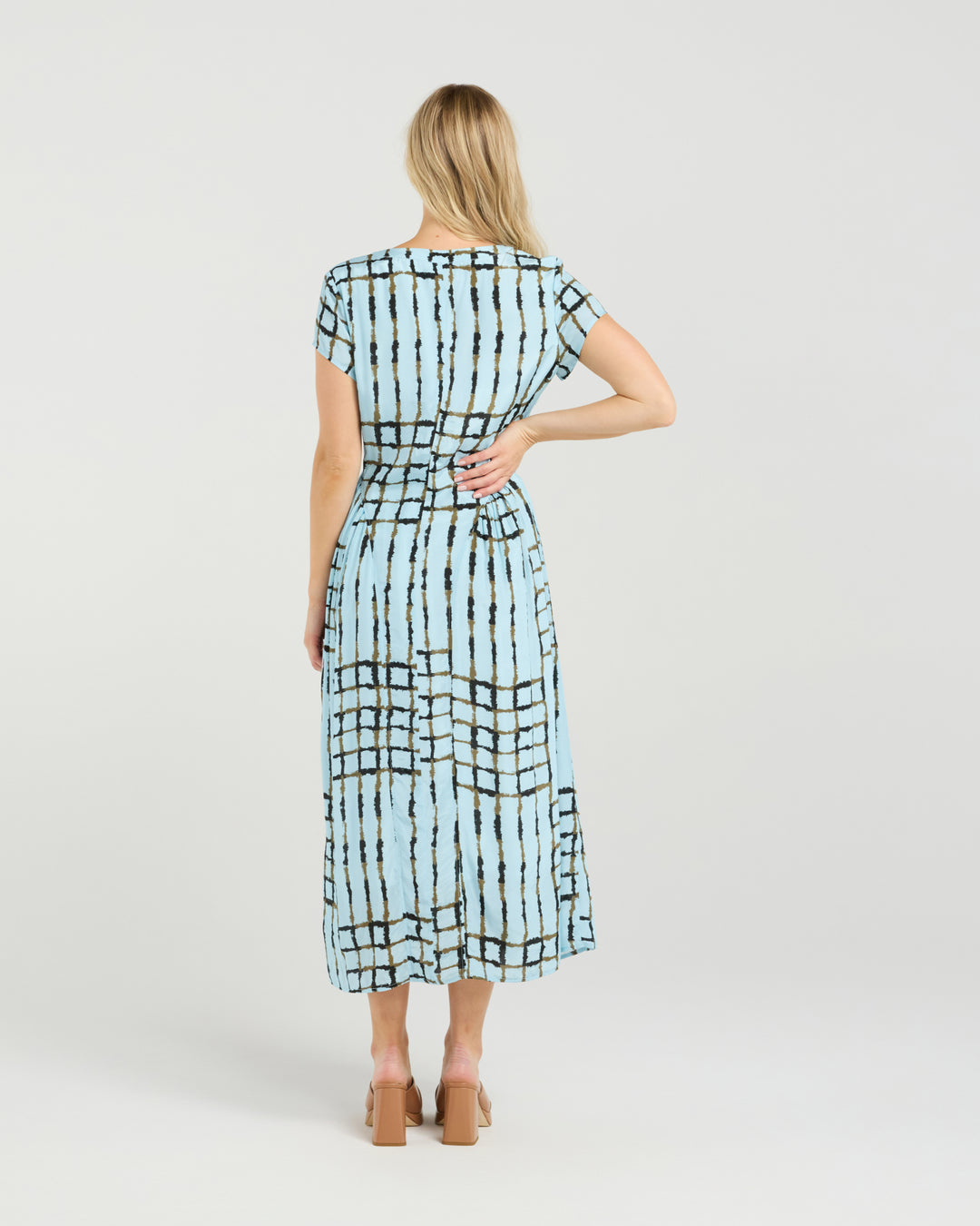 Et Alia Skyline Plaid Chrissy Dress