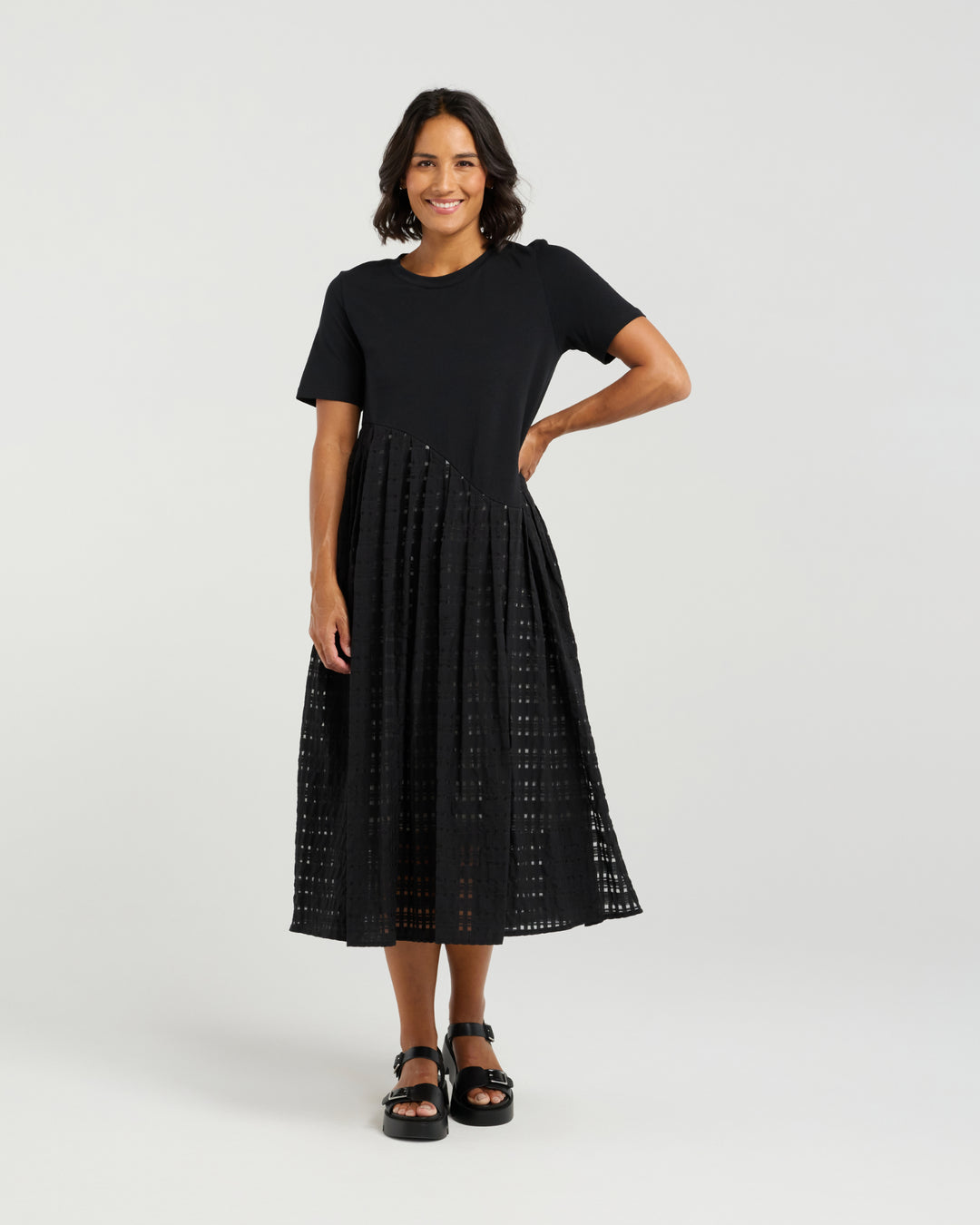 Et Alia Lee dress Noir Check
