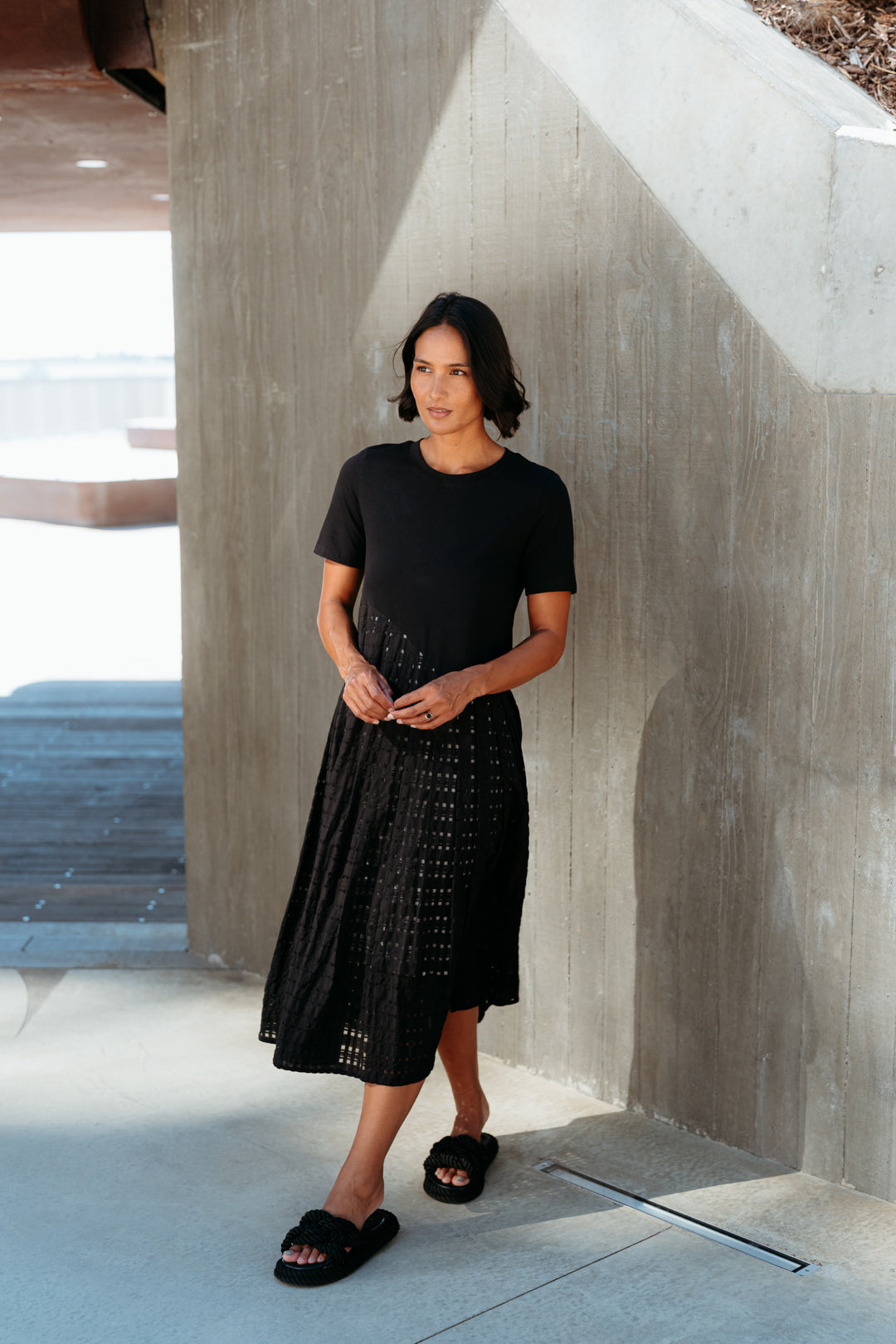 Et Alia Lee dress Noir Check