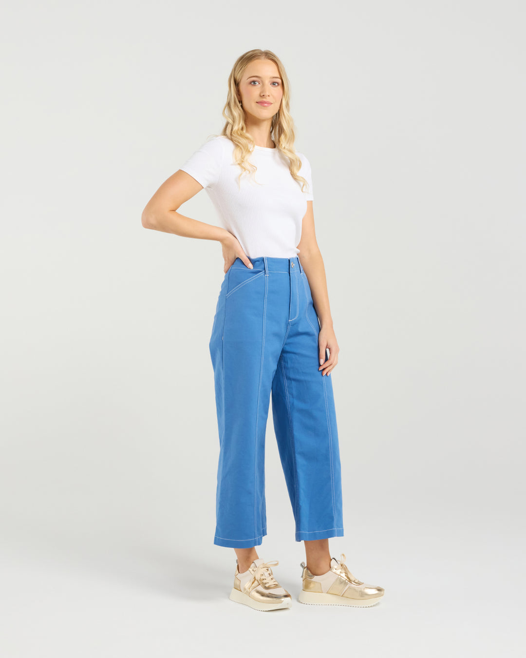 Et Alia Maya Pant French Indigo