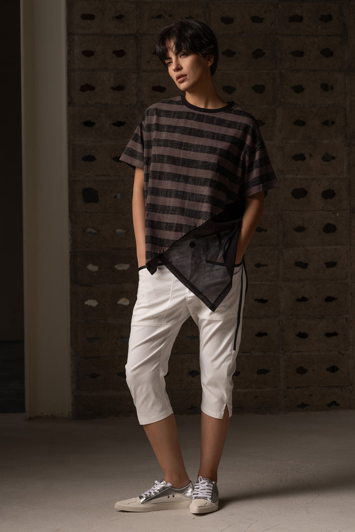 Bone & Arrow Stripe Fae Top