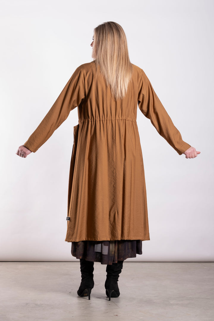 Deeanne Hobbs Shadowlines Pleat Clay Jacket