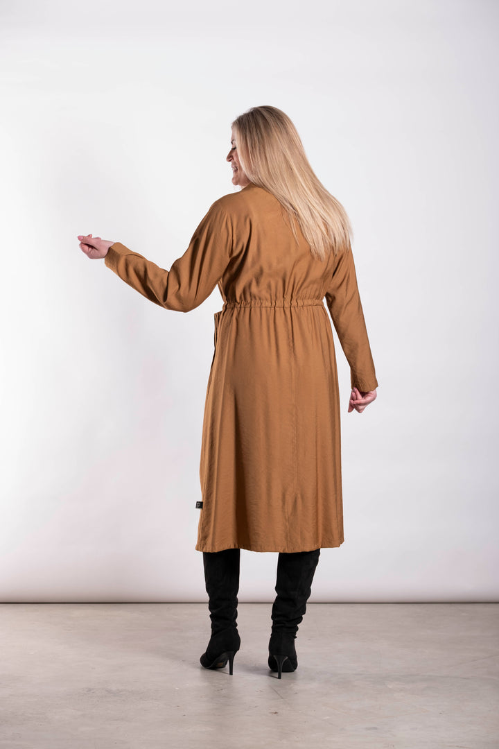 Deeanne Hobbs Shadowlines Pleat Clay Jacket