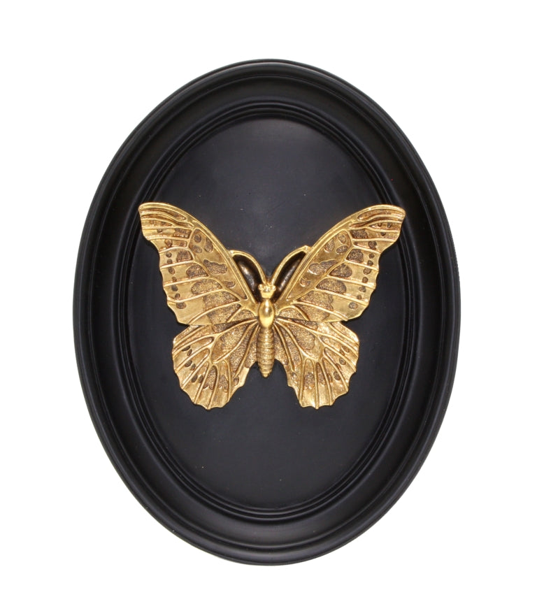 Black & Gold Butterfly Wall Art