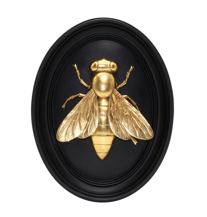 Black & Gold Bee Wall Art