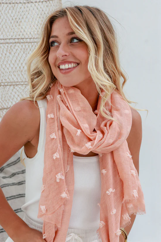 Apricot Soft Spot Scarf