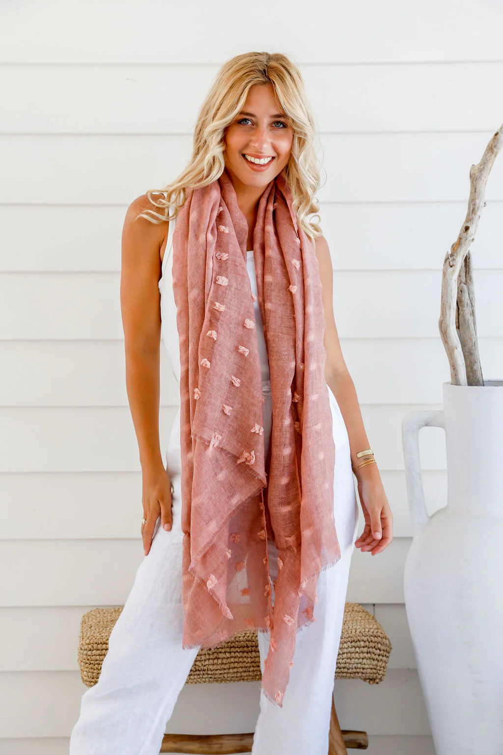 Clay Soft Spot Scarf