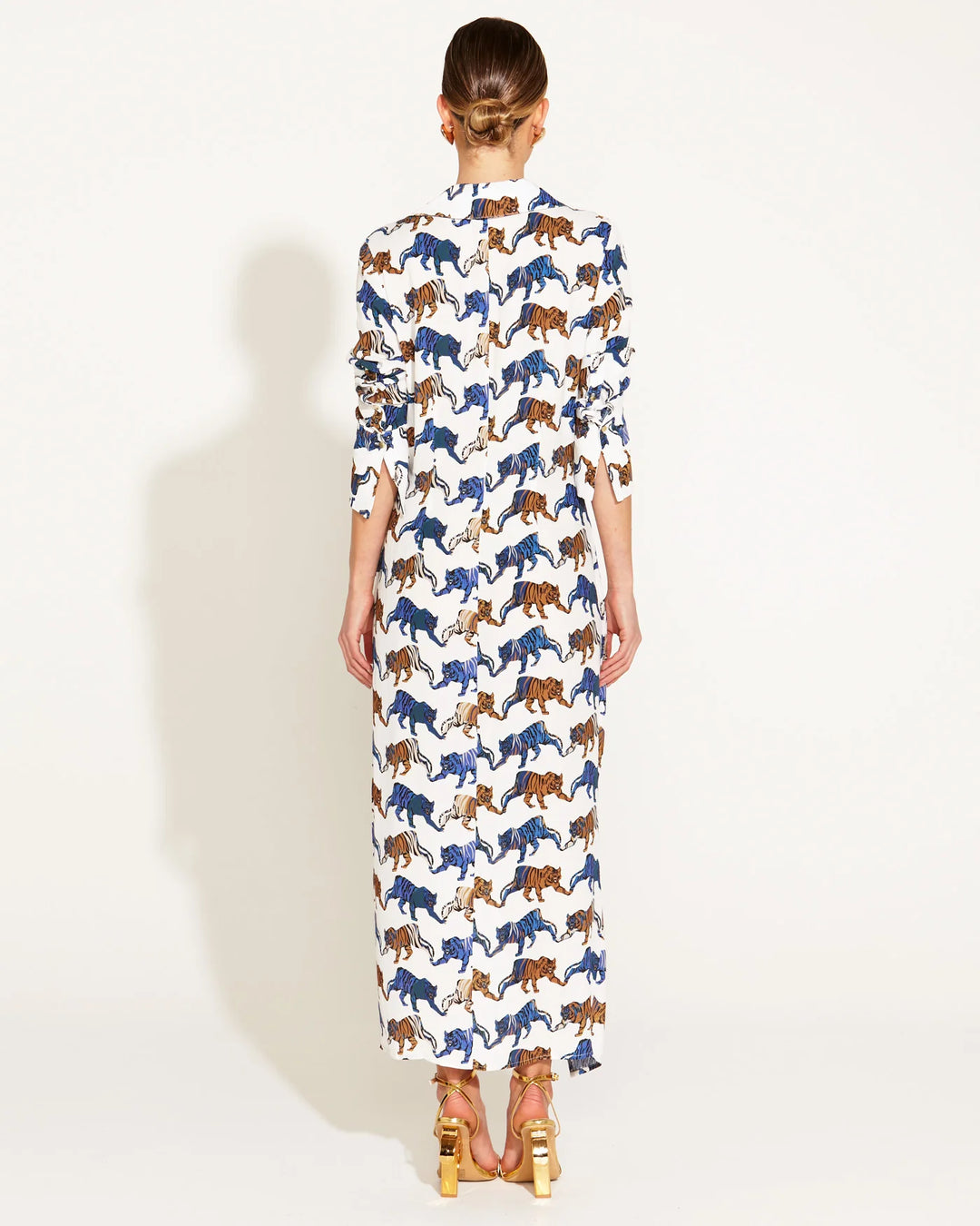 QUEEN OF THE JUNGLE FAUX WRAP DRESS - RAPT ONLINE