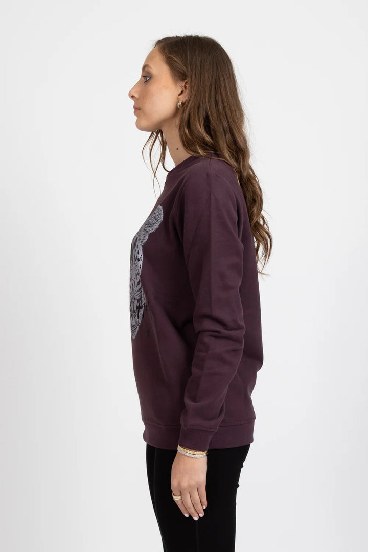 Federation Merlot Flying Crew Sweatshirt