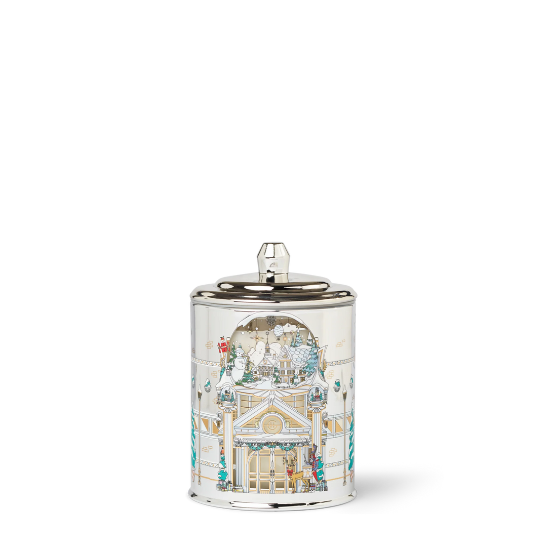 380g White Christmas Candle