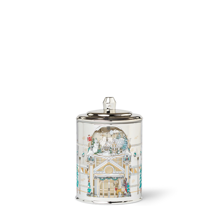380g White Christmas Candle