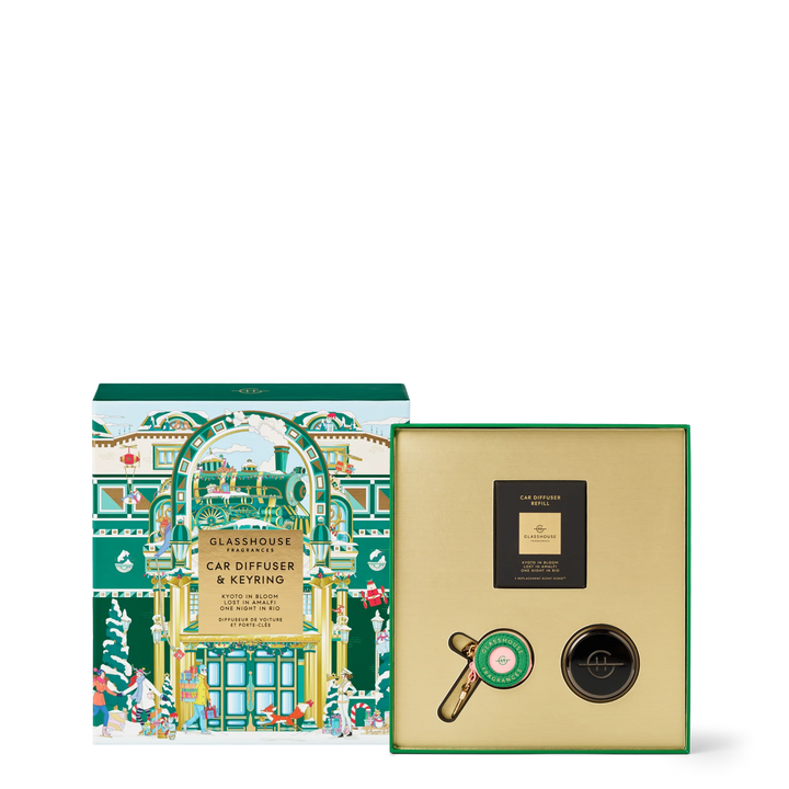 Glasshouse Car Diffuser & Scent Disk Gift Set