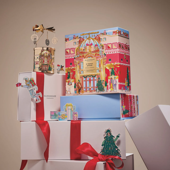 380g Candle & Spinning Carousel Gift Set