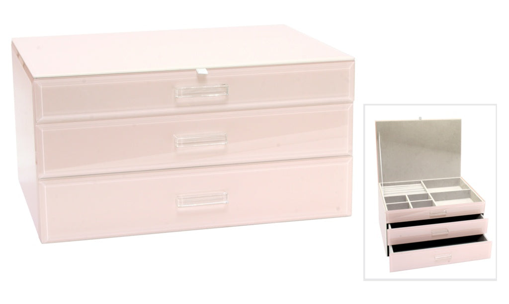 Dusty Pink Jewellery Box 34cm