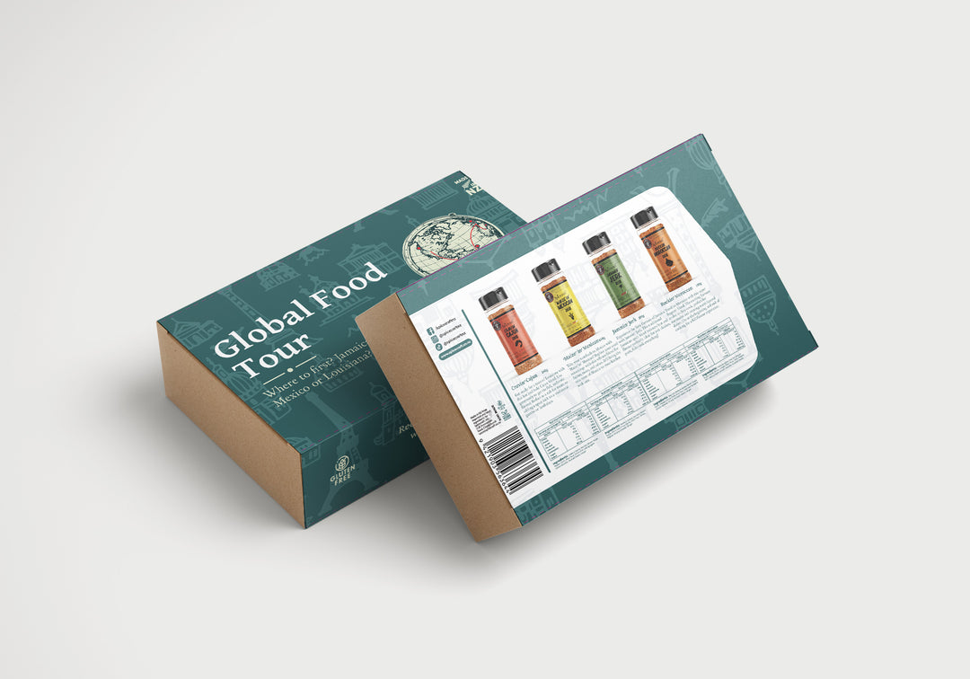 GLOBAL FOOD TOUR SPICE GIFT BOX