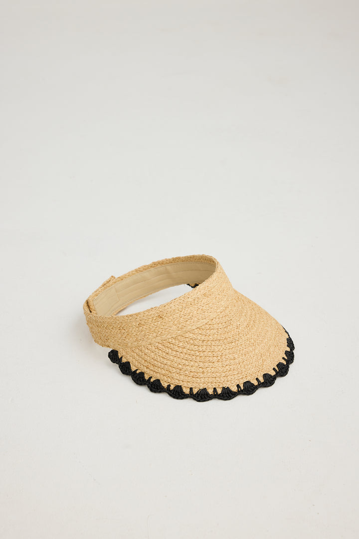 Natural Suzette Summer Visor