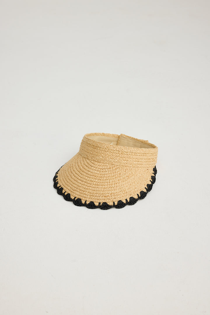 Natural Suzette Summer Visor