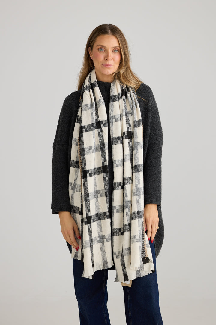 White Fargo Scarf