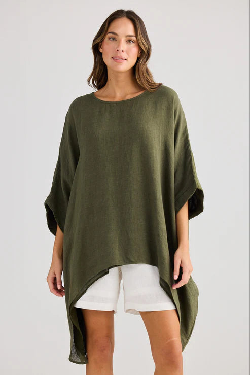Holiday Olive Hideaway Top