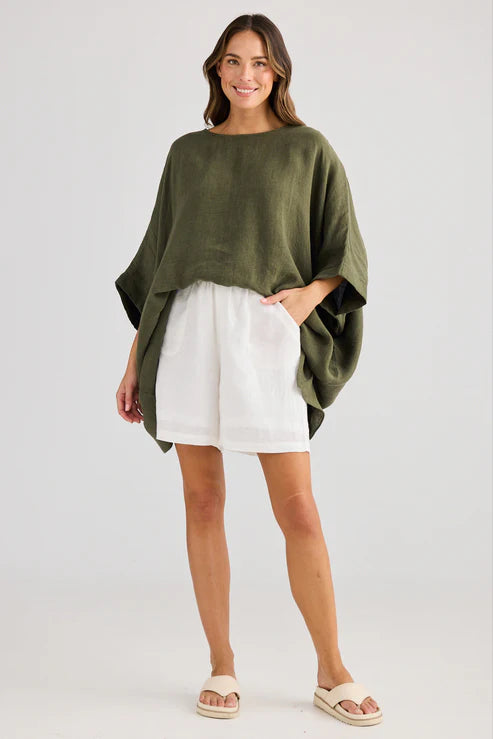 Holiday Olive Hideaway Top