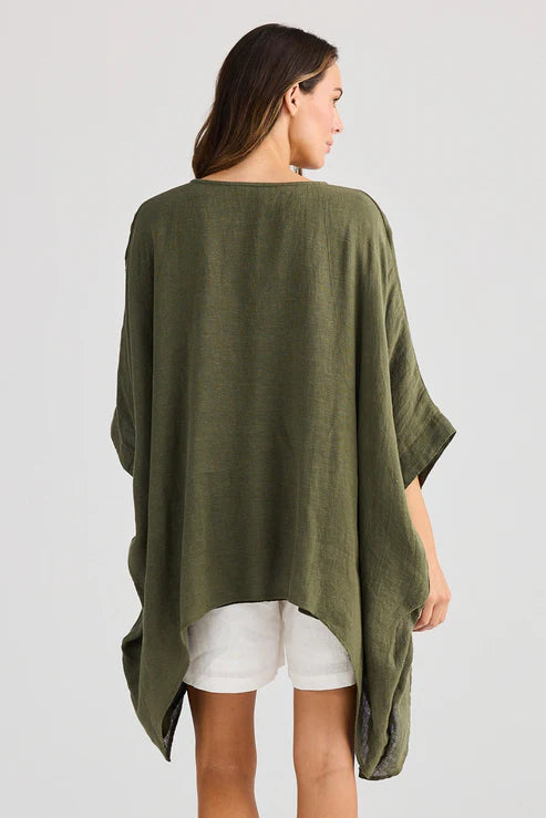 Holiday Olive Hideaway Top