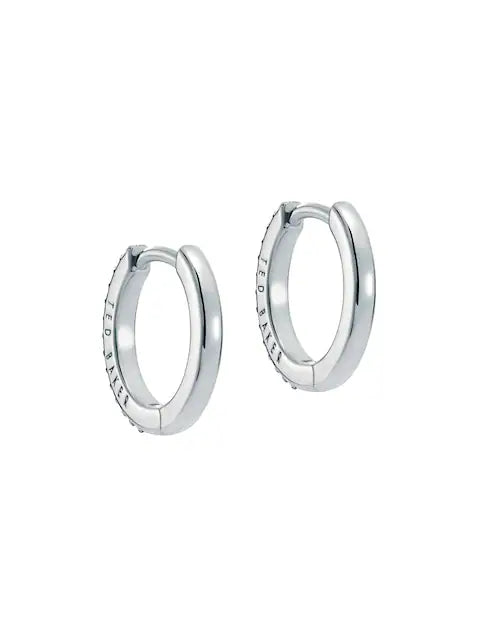 Ted Baker Crystal Heplie Huggies Silver