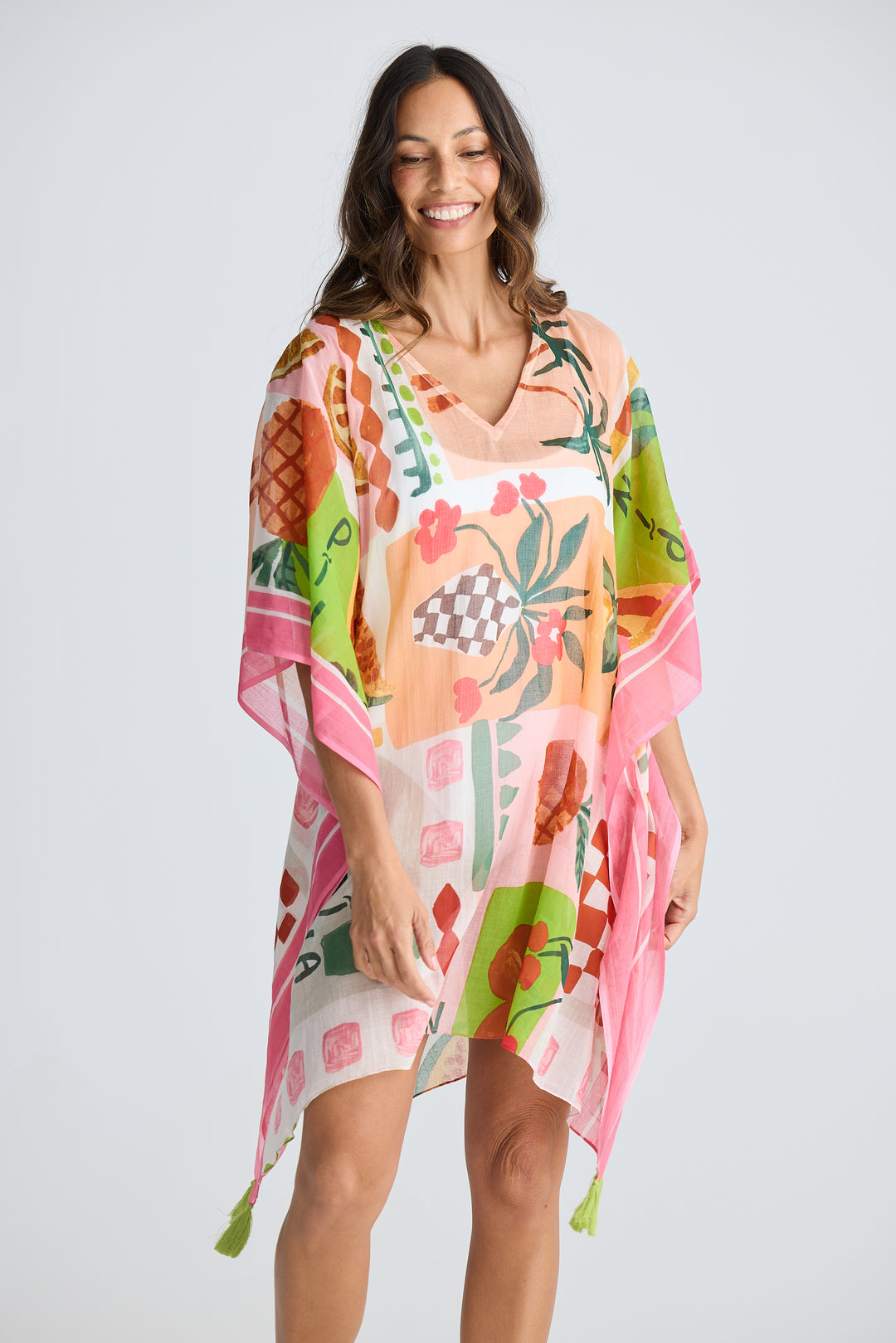 Tropical Fiesco Stella Kaftan