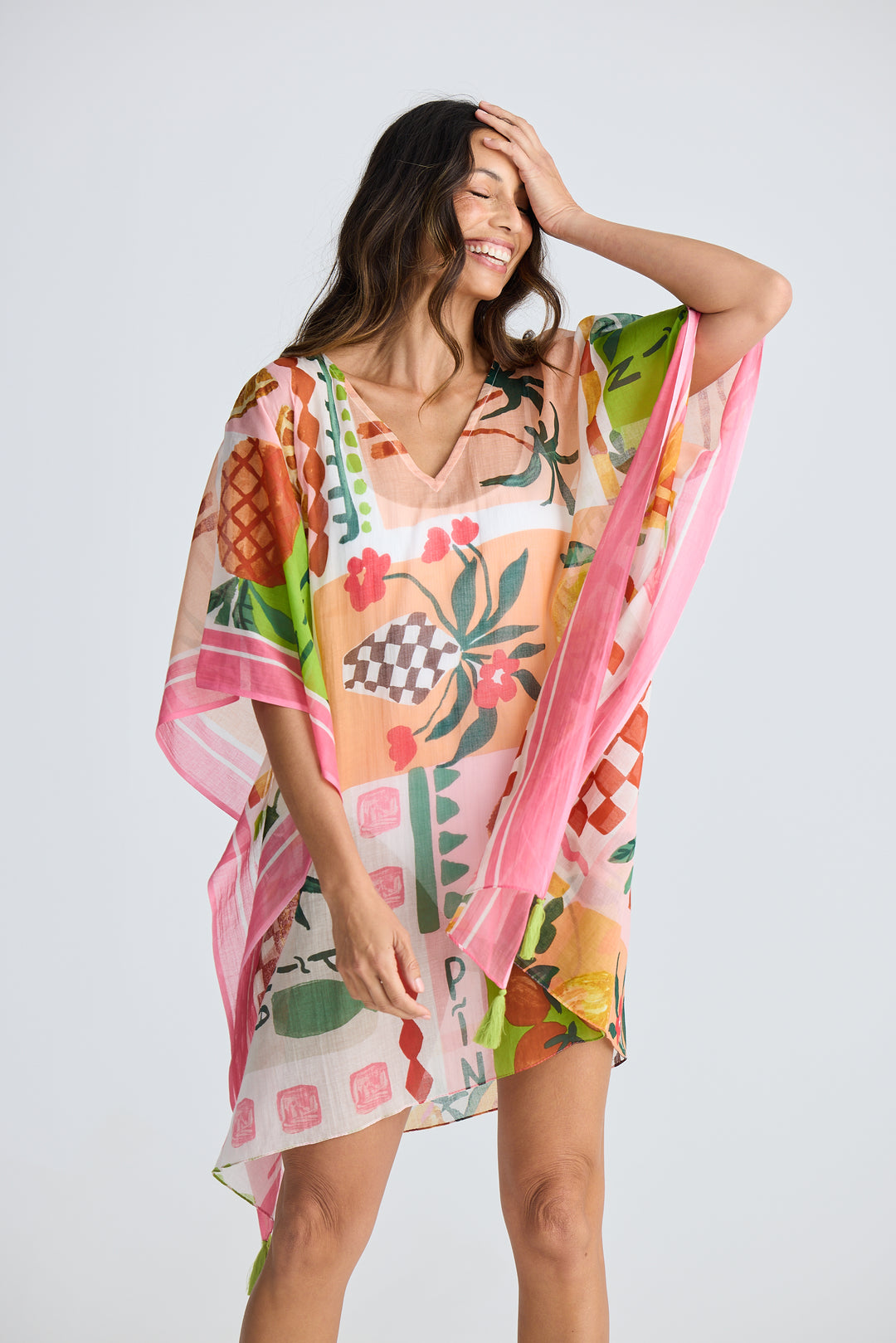 Tropical Fiesco Stella Kaftan